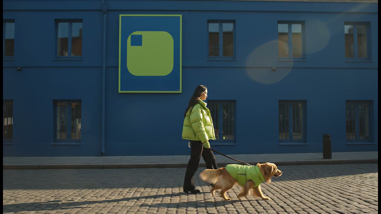 A branded picture QR code on packaging, from the AriaQR business film